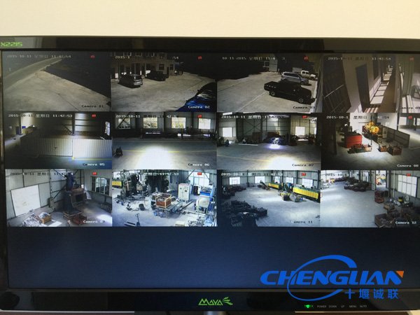 十堰豐年工貿有限公司高清視頻監控項目車間整體效果