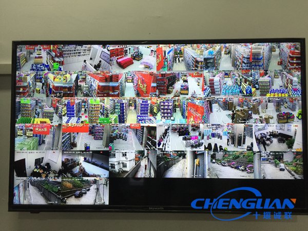 粵客隆購物廣場武當山店視頻監控32畫面（3號屏）